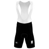 Fietsbroek Kort met Bretels 2024 Fenix-Deceuninck - Zwart